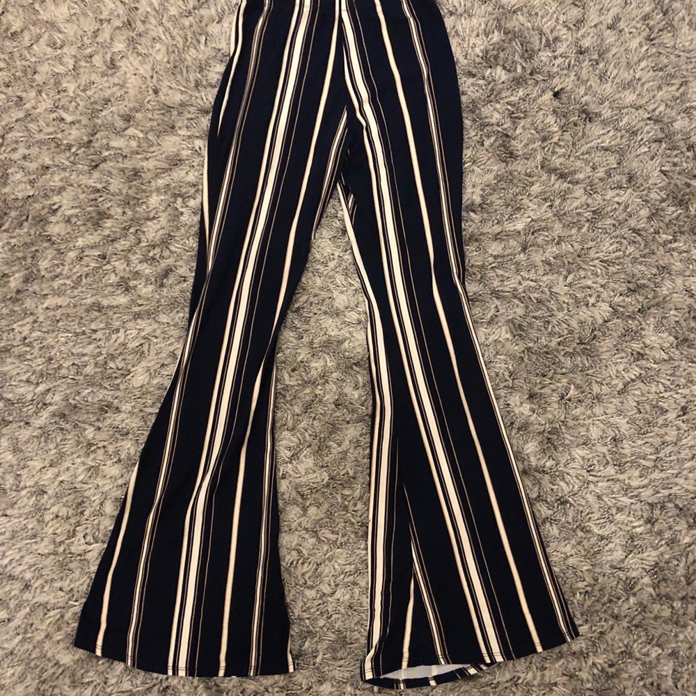 Stripe Flare Pants